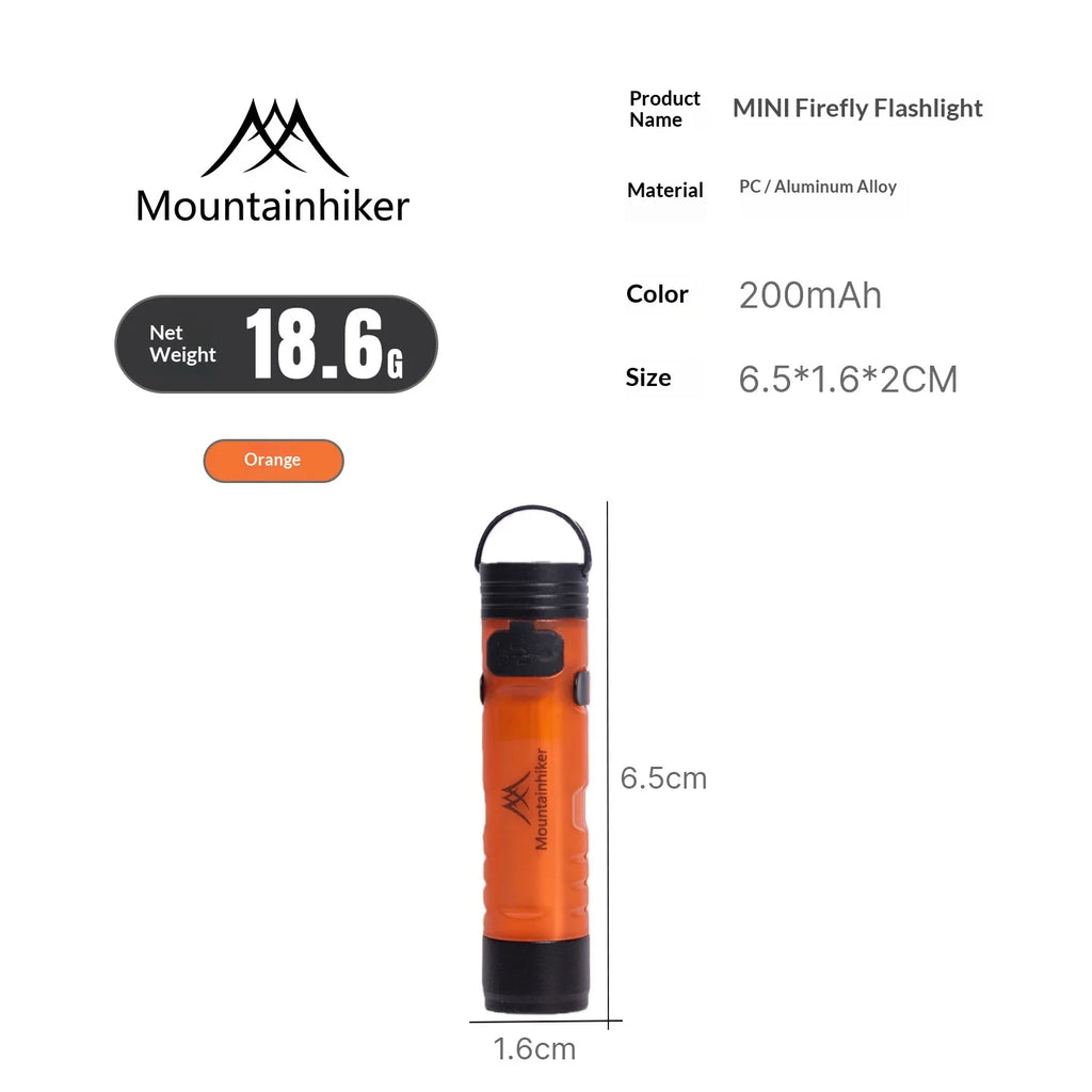 MOUNTAINHIKER Pocket Mini Flashlight Long Life Cap Clip Key Clip Light Rechargeable Magnetic Hook LED 5050 Small Lighting