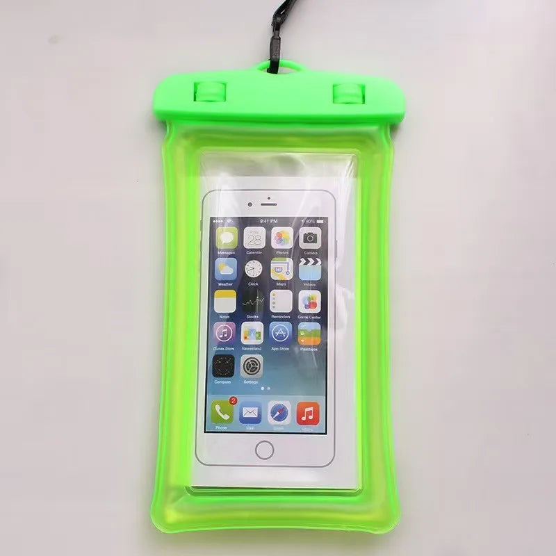 Airbag Waterproof Swim Bag Phone Case For iPhone 11 12 13 14 15 16 Pro Max Samsung S25 S24 Xiaomi Huawei Water Proof Bag Cover
