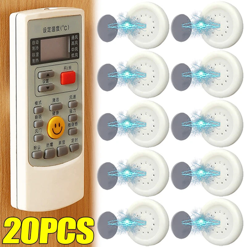 2-20pcs Magnetic Hooks Strong Magnet Wall Mount Holder Anti-Lost Storage Hook for Remote Control Fridge Stickers Home Organizer