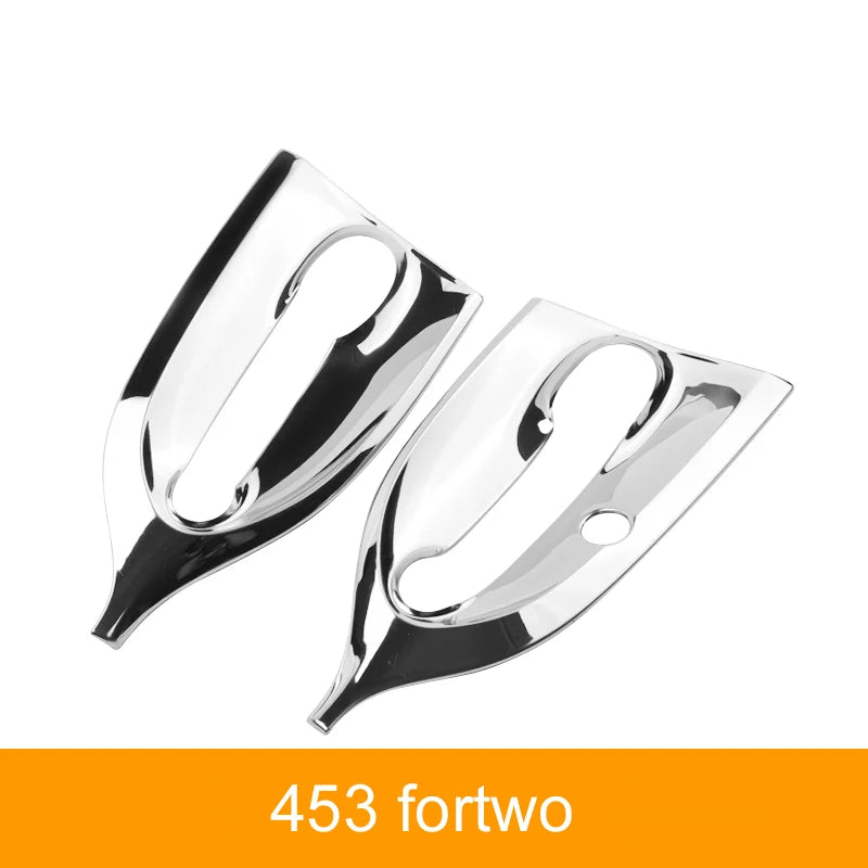 Door Handle Decoration Trim Door Bowl Cover Stickers for Smart fortwo 453 2020 2019 2018 Door Guard Prevention Car Accessories