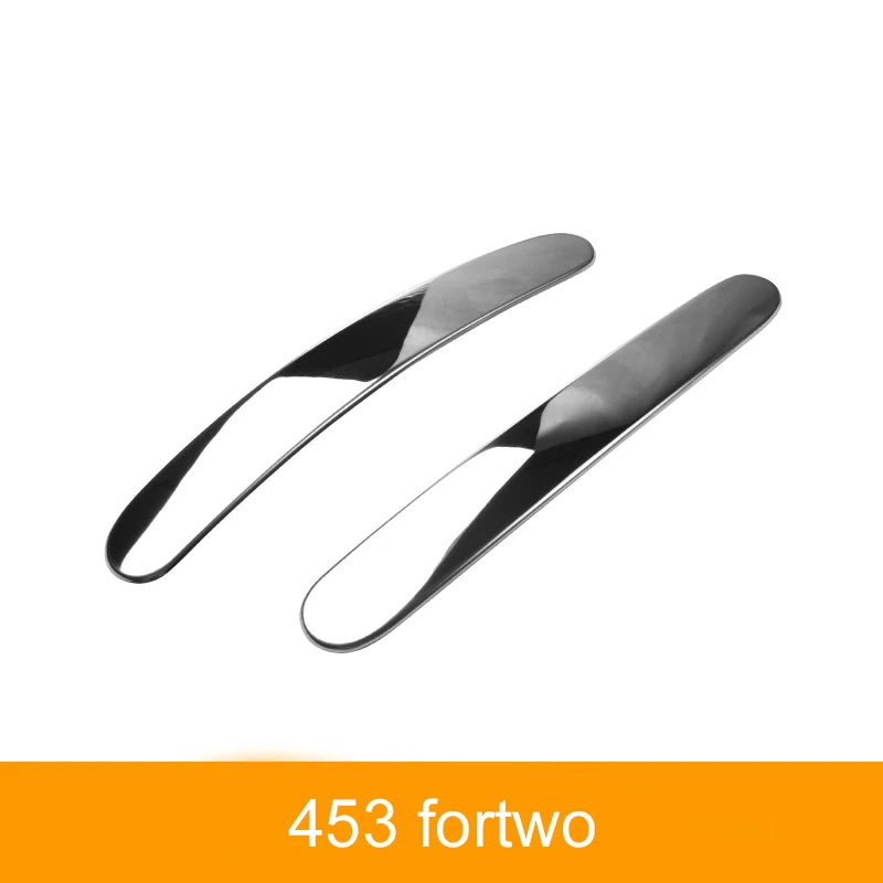Door Handle Decoration Trim Door Bowl Cover Stickers for Smart fortwo 453 2020 2019 2018 Door Guard Prevention Car Accessories