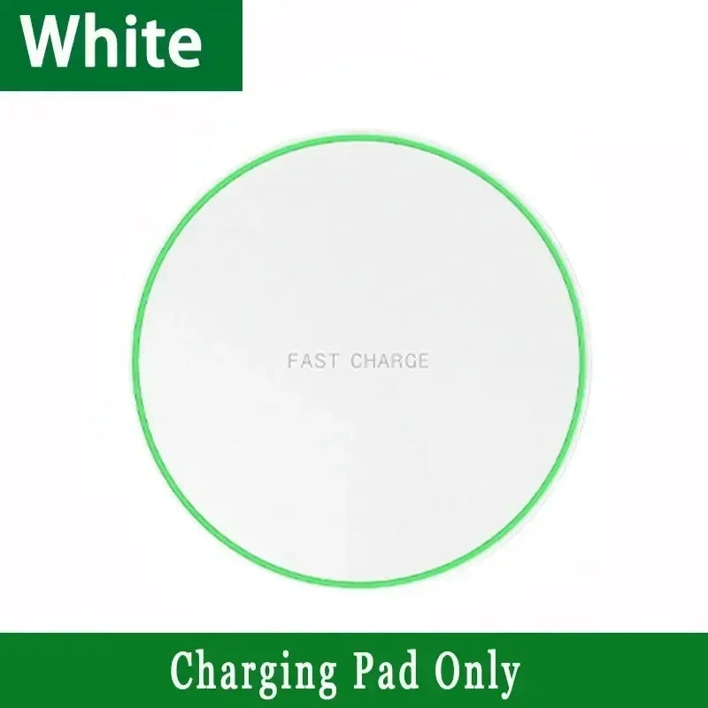15W Wireless Charger Pad Stand For iPhone 15 14 13 Pro Max Samsung S24 Xiaomi Phone Charger Induction Fast Charging Dock Station