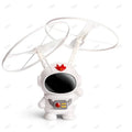 Levitating Luminous Flying Robot Astronaut Toy Aircraft Hand-Controlled Drone Interactive with Lights Outdoor Toys for Kids Gift