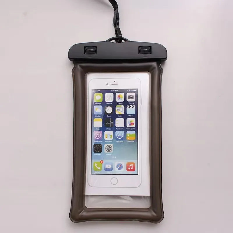 Airbag Waterproof Swim Bag Phone Case For iPhone 11 12 13 14 15 16 Pro Max Samsung S25 S24 Xiaomi Huawei Water Proof Bag Cover