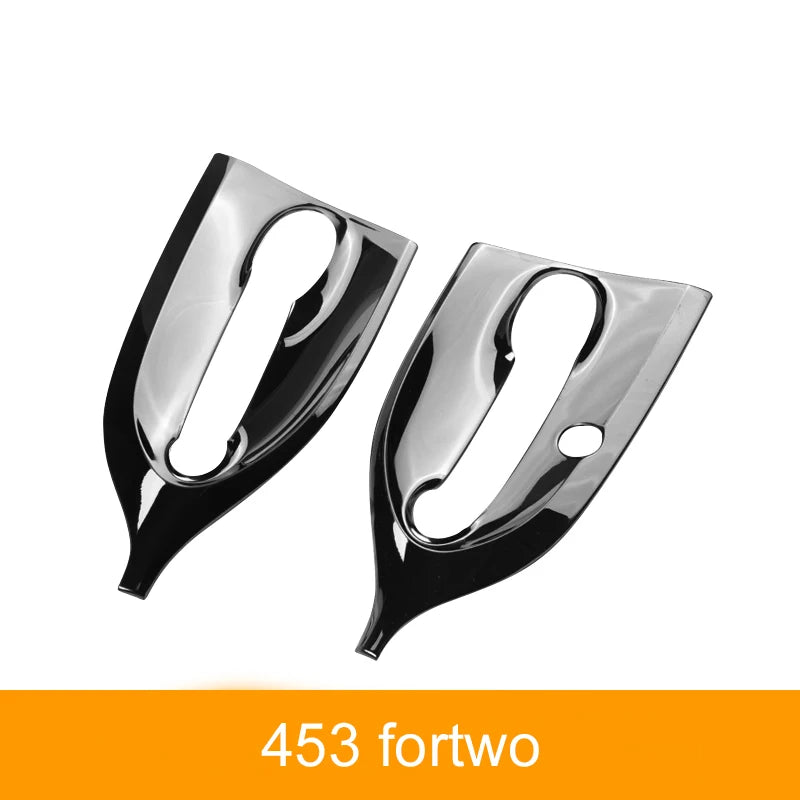 Door Handle Decoration Trim Door Bowl Cover Stickers for Smart fortwo 453 2020 2019 2018 Door Guard Prevention Car Accessories