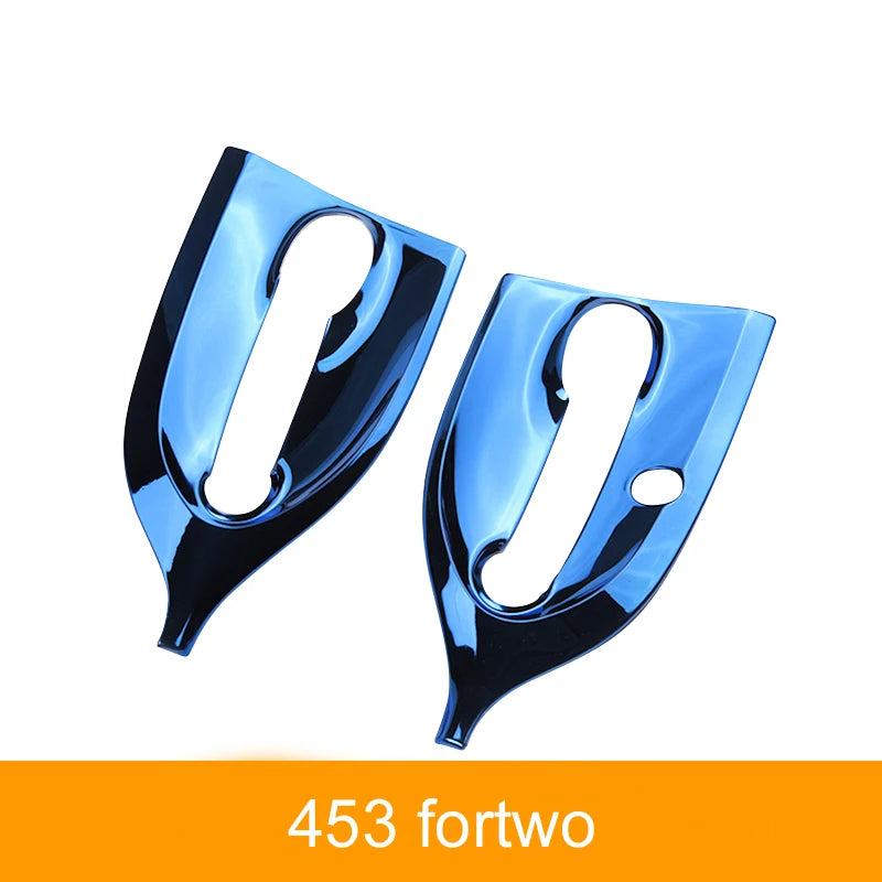 Door Handle Decoration Trim Door Bowl Cover Stickers for Smart fortwo 453 2020 2019 2018 Door Guard Prevention Car Accessories