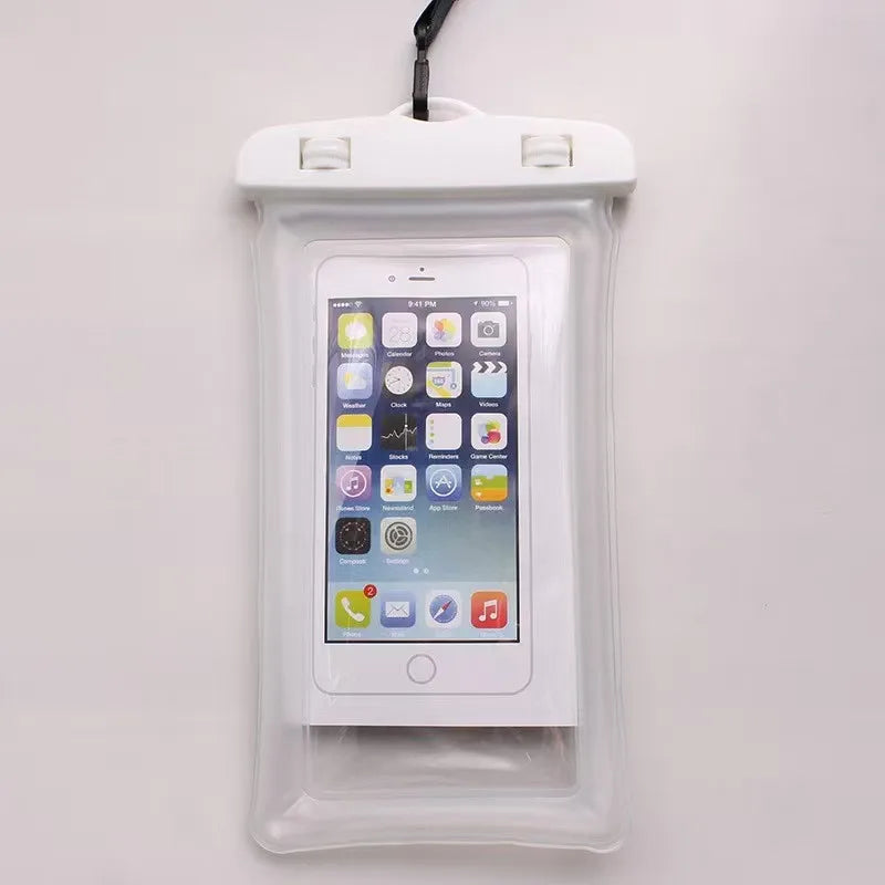 Airbag Waterproof Swim Bag Phone Case For iPhone 11 12 13 14 15 16 Pro Max Samsung S25 S24 Xiaomi Huawei Water Proof Bag Cover