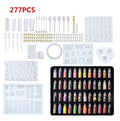 277 pieces of DIY jewelry pendant making geometric mould