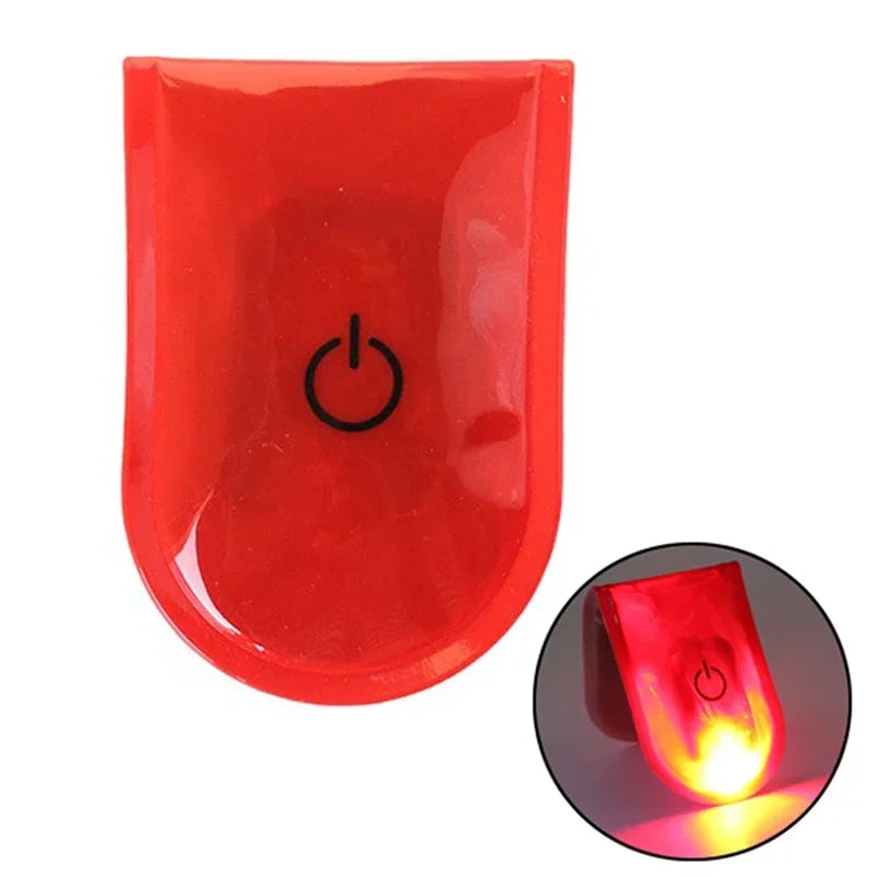 1Pc Outdoor Sports LED Safety Light Reflective Magnetic Clip On Strobe Reflector Warning Clip Night Running Shoes Collar Lamp