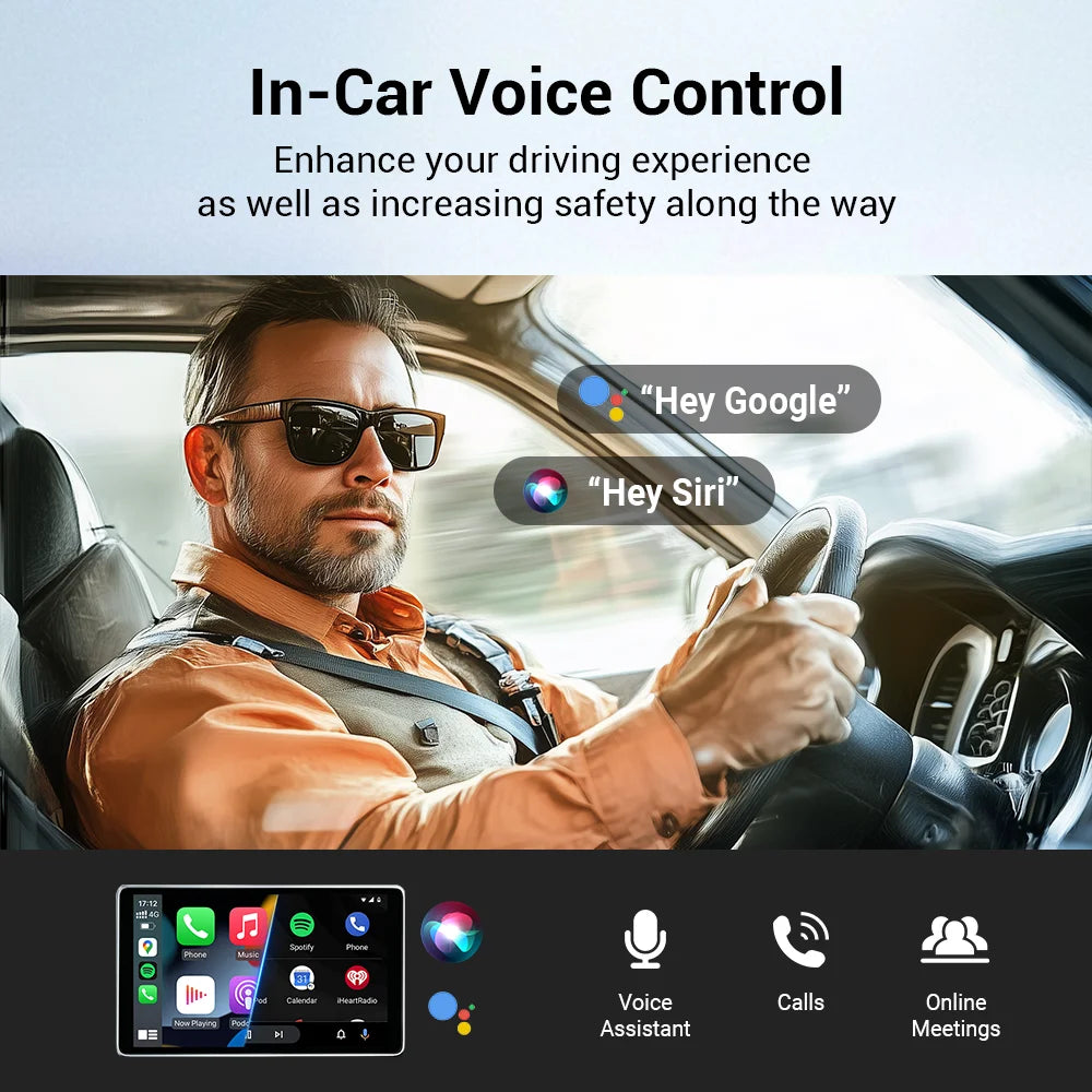Mini Wireless Android Auto CarPlay Adapter Smart Systems of The Wired Car Accessories For iPhone Google Samsung Android 11.0