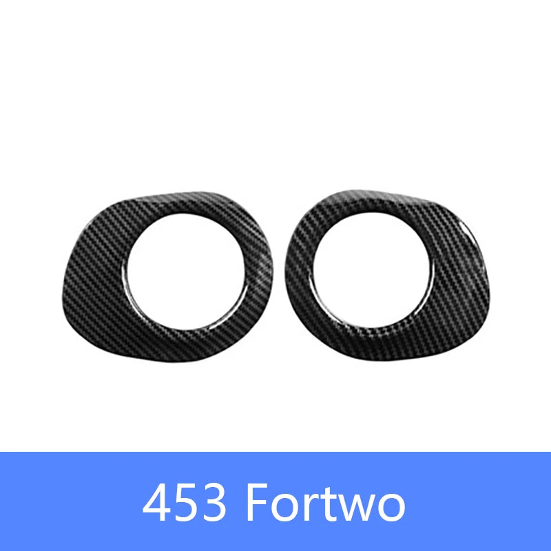 1pair Front Grille Front Fog Lamp Decorative Cover For Mercedes Smart Fortwo 453 ,Car Exterior parts Refit Accessories