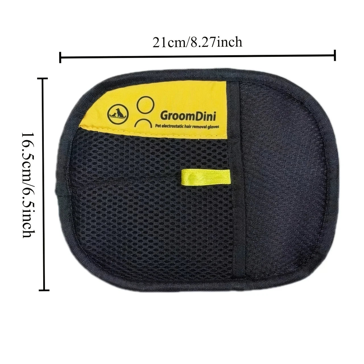 Pet Hair Removal Gloves - Double-Sided Grooming & Brushing Gloves for Cats & Dogs, Easy Clean Hair Brush