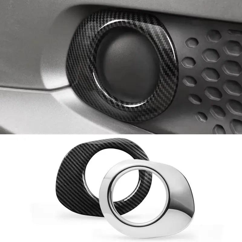 1pair Front Grille Front Fog Lamp Decorative Cover For Mercedes Smart Fortwo 453 ,Car Exterior parts Refit Accessories