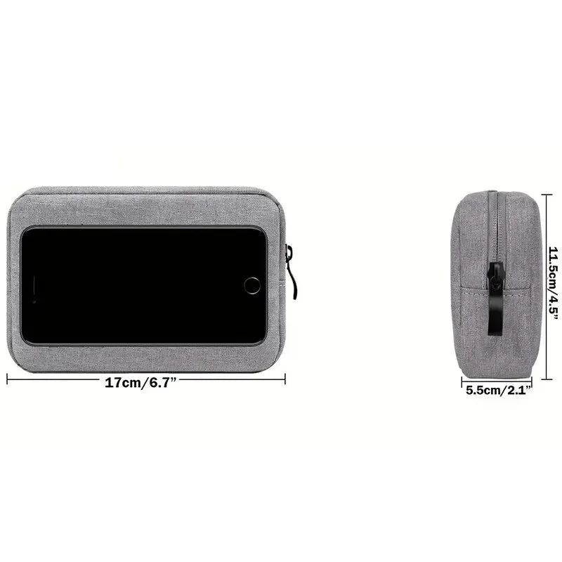 1PCS Storage Bag Cable Cord Organizer Travel Bag Small Electronics SD Card Power Bank Storage Bag