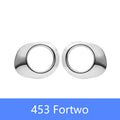 1pair Front Grille Front Fog Lamp Decorative Cover For Mercedes Smart Fortwo 453 ,Car Exterior parts Refit Accessories