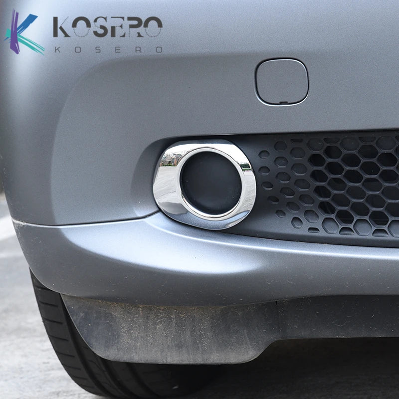 1pair Front Grille Front Fog Lamp Decorative Cover For Mercedes Smart Fortwo 453 ,Car Exterior parts Refit Accessories
