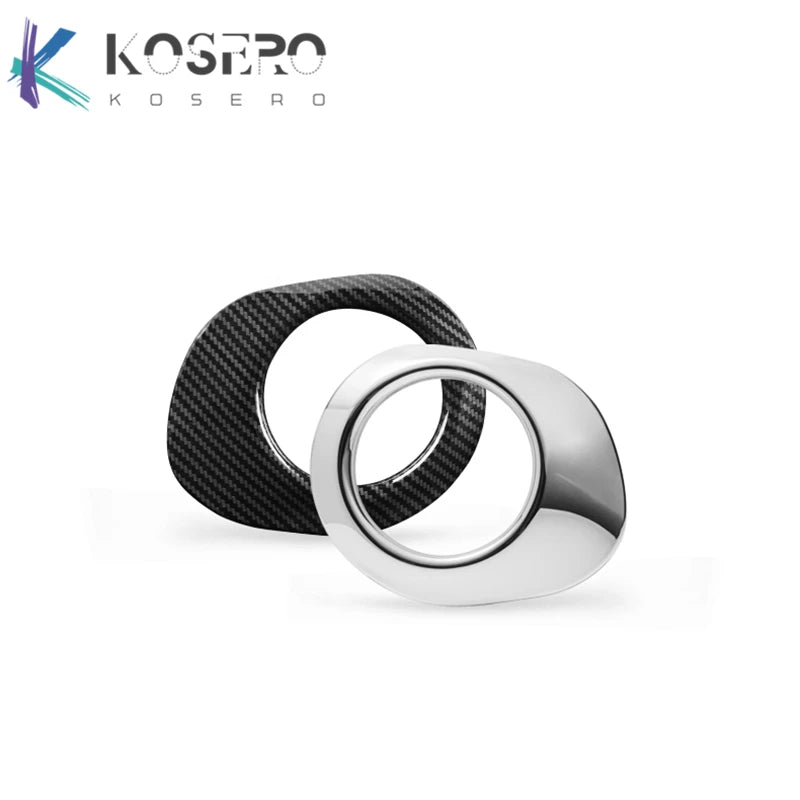 1pair Front Grille Front Fog Lamp Decorative Cover For Mercedes Smart Fortwo 453 ,Car Exterior parts Refit Accessories