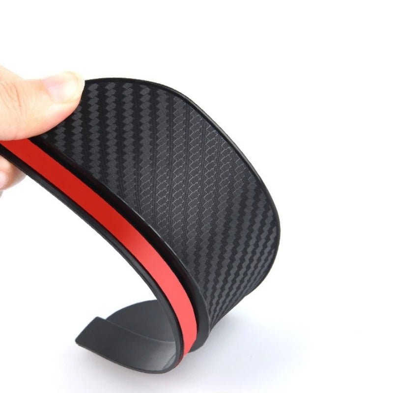 2PCS Car Rearview Mirror Rain Eyebrow Visor Carbon Fiber Side for Smart Fortwo 451 450 453 EQ Forfour Auto Accessories