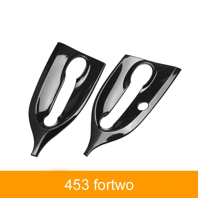 Door Handle Decoration Trim Door Bowl Cover Stickers for Smart fortwo 453 2020 2019 2018 Door Guard Prevention Car Accessories
