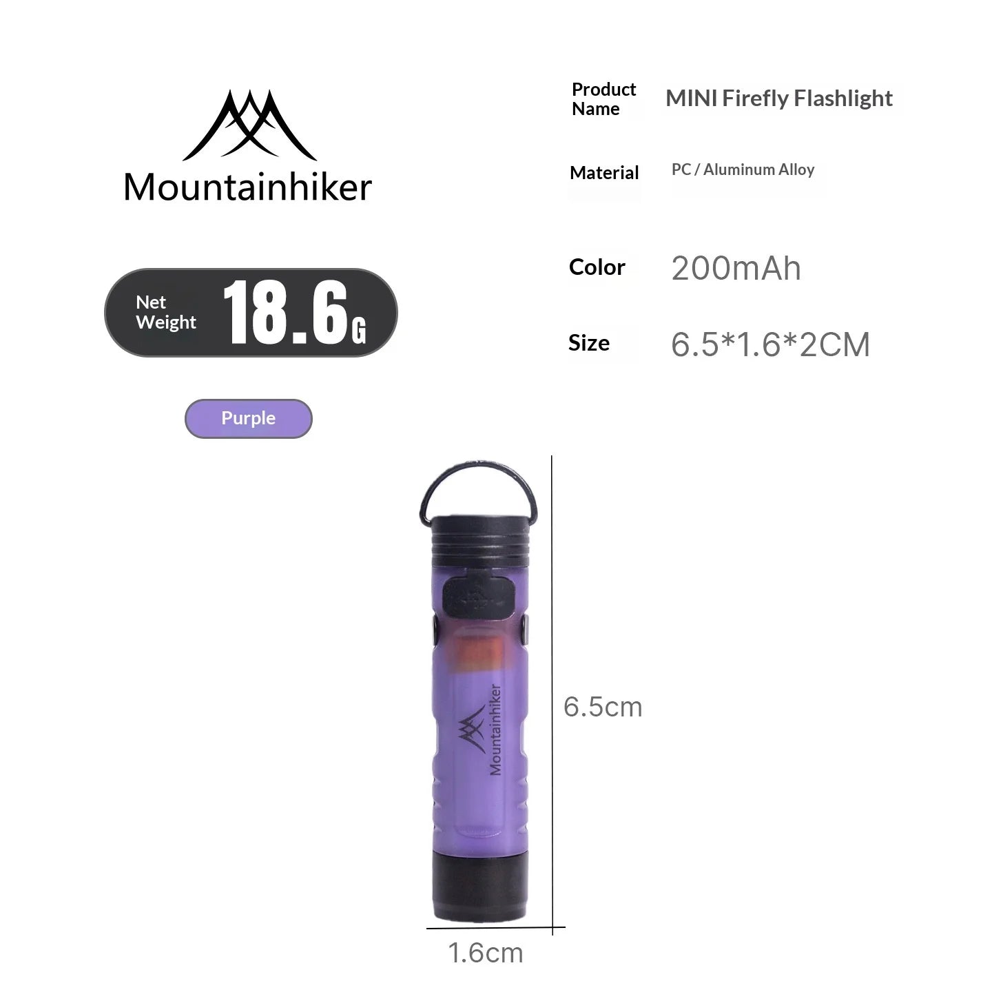 MOUNTAINHIKER Pocket Mini Flashlight Long Life Cap Clip Key Clip Light Rechargeable Magnetic Hook LED 5050 Small Lighting